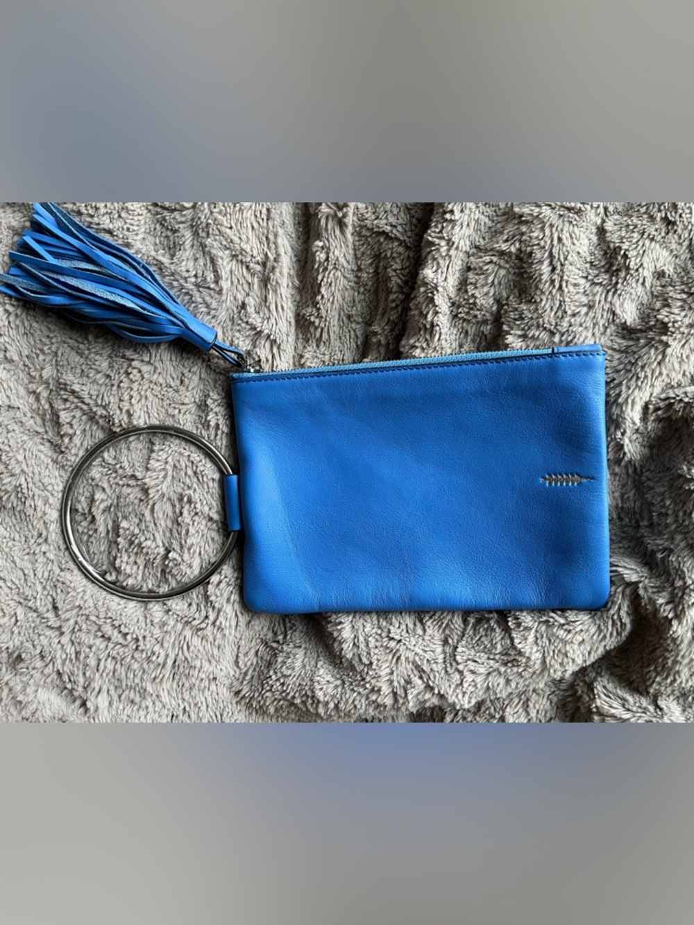 Thacker Nolita Women's Patent Leather Clutch w/ Twisted Ring Handle